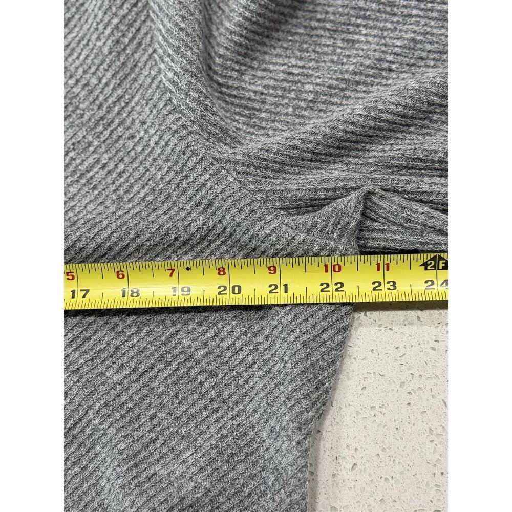 NWT Simply Vera Wang Gray Sweater Dress XXL Diagonal Knit Long Sleeve Cozy Fall - Picture 4 of 8